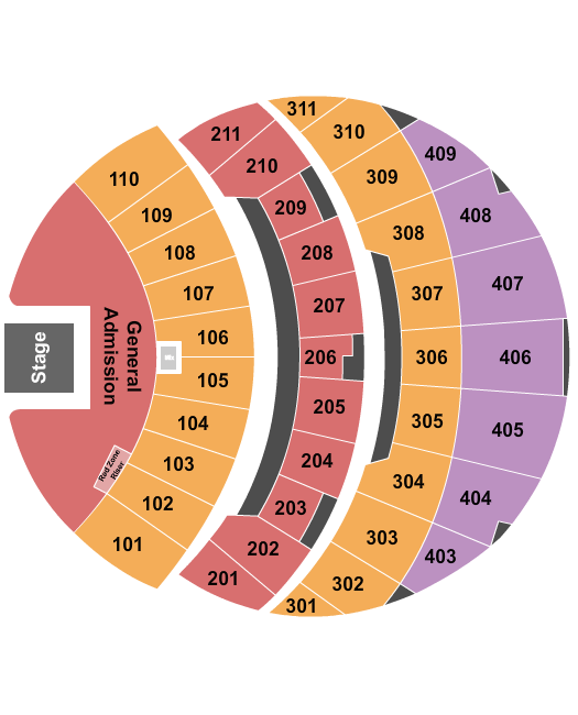 The Sphere At the Venetian Dead & Company Seating Chart